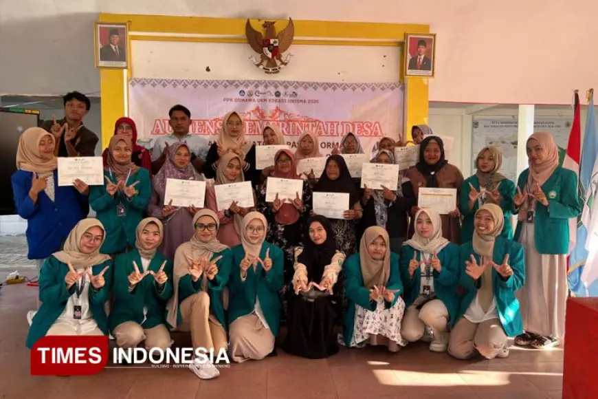 Pemerintah Desa Wringinanom dan PPK Ormawa UKM Kreasi Unisma Dorong Terwujudnya Sekolah Membatik Dewi Anom