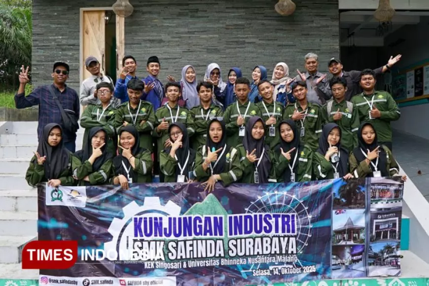 SMK SAFINDA Surabaya Lakukan Kunjungan Industri ke KEK Singhasari untuk Tingkatkan Kompetensi Siswa DKV