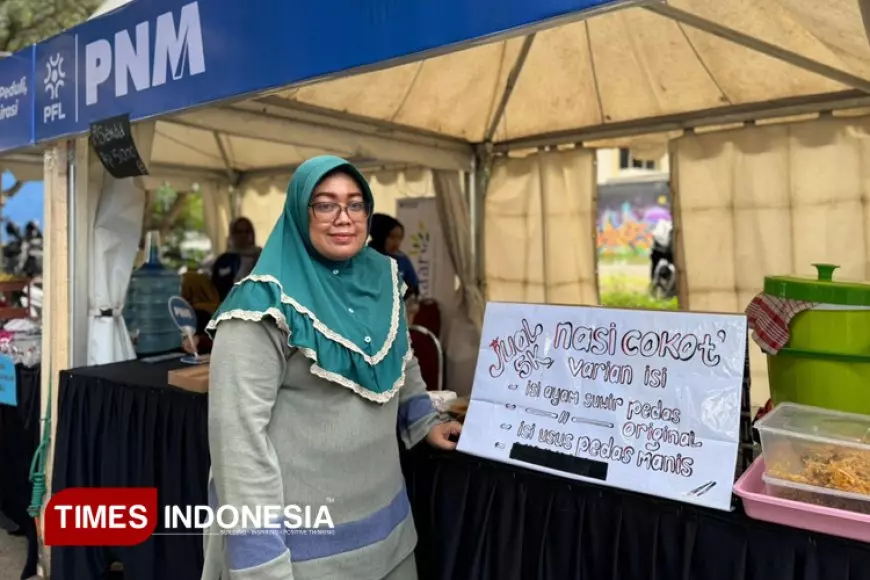 Raup Untung Tiga Kali Lipat, Ibu Evi dan Nasabah PNM Bersinar di Pro Futsal League Seri Malang