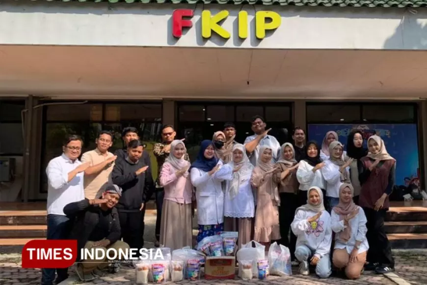 Langkah Nyata FKIP UNISMA: Mahasiswa Turun ke Masyarakat Bagikan Sembako di Hari Pangan Sedunia
