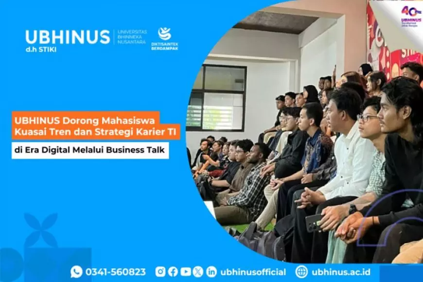 UBHINUS Dorong Mahasiswa Kuasai Tren dan Strategi Karier TI di Era Digital Melalui Business Talk