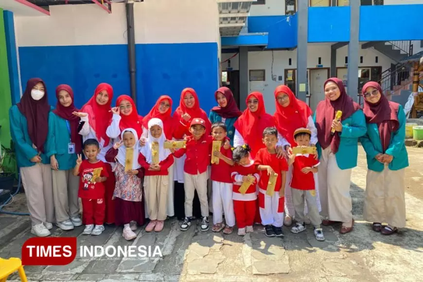 Semarak HUT ke- 80 RI Mahasiswa PPLK PIAUD UNISMA Gelar Lomba Mamamia dan Bazar Kreatif