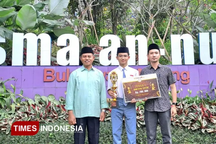 Muhammad Raffi Ilham Harumkan Nama SMA An Nur Bululawang lewat Olimpiade Nahwu Shorof Tingkat Nasional
