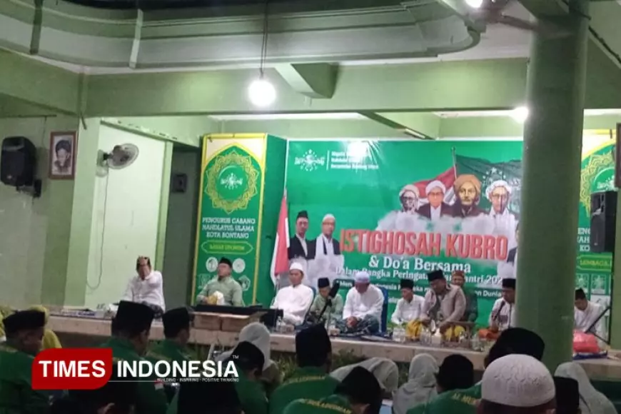 Awali Rangkaian Hari Santri 2025, MWC NU Bontang Utara Gelar Istighosah Kubro