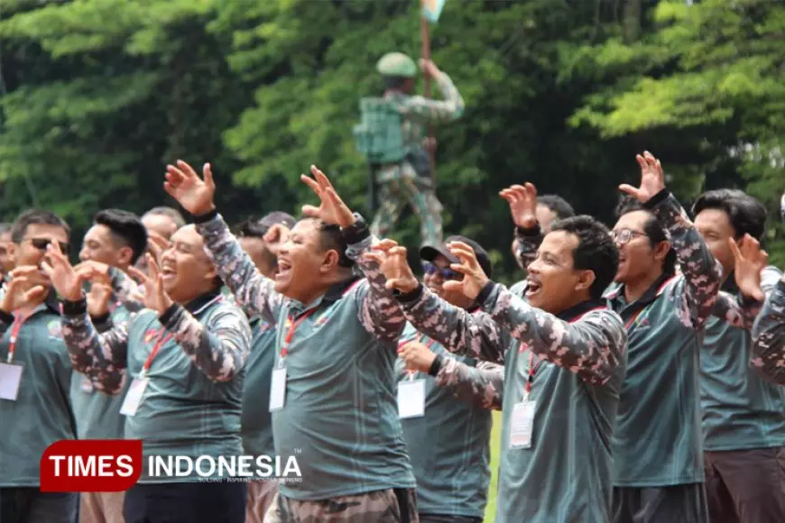 Pererat Sinergi, Kodim Blora Gelar Outbound Seru Bareng Puluhan Wartawan