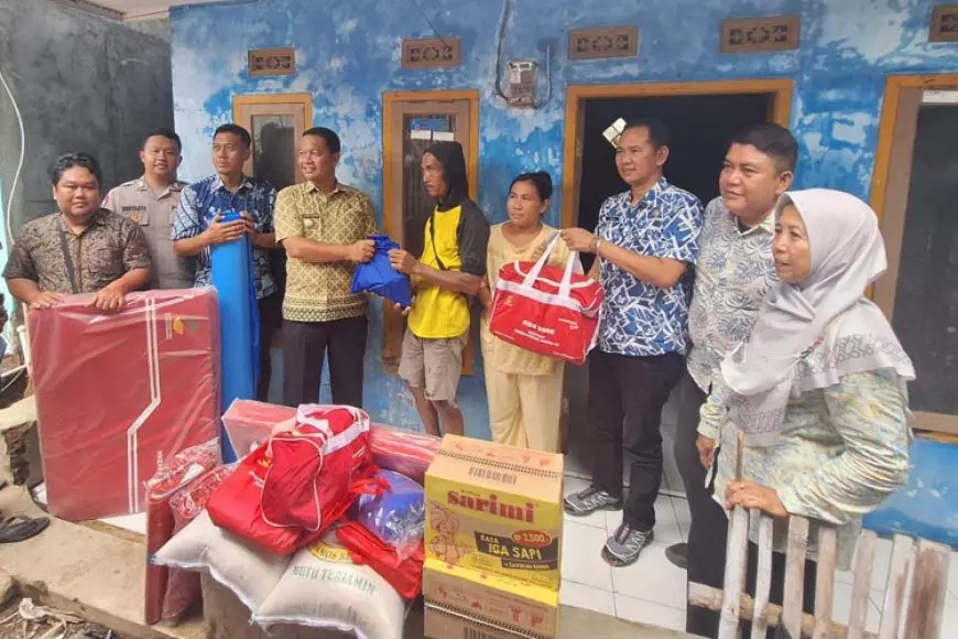 Polisi Hadir di Tengah Duka, Ringankan Beban Warga Majalengka Korban Musibah