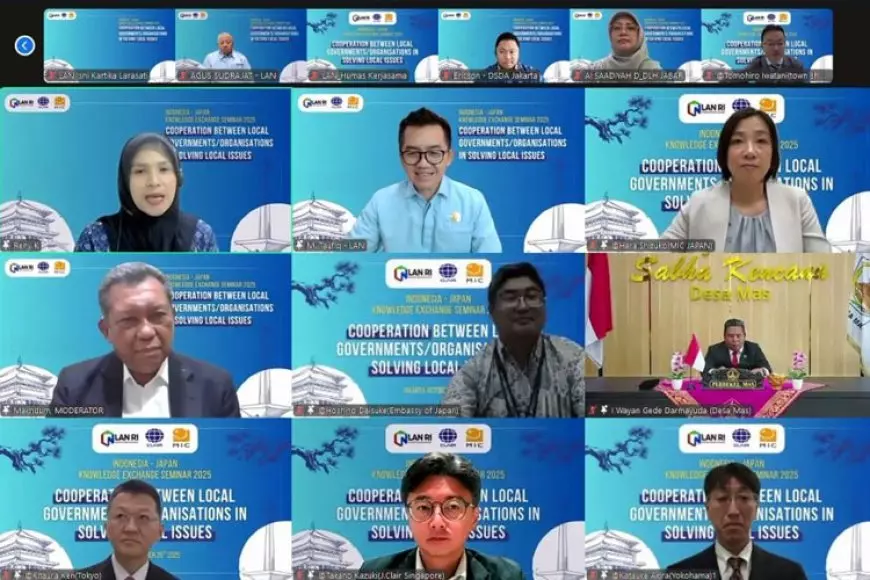 LAN dan J.CLAIR Perkuat Kolaborasi Daerah Hadapi Krisis Iklim Global