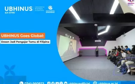 UBHINUS Goes Global: Dosen Jadi Pengajar Tamu di Filipina