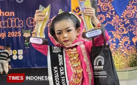 Jesslyn Borong Juara pada Ajang Pemilihan Jebeng Cilik Banyuwangi 2025