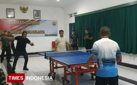 Dari Pingpong ke Persaudaraan, Komlekadam V Brawijaya dan GM FKPPI Jatim Perkuat Sinergi di Kota Malang