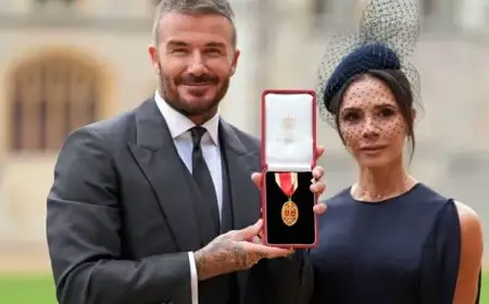 Raja Charles Anugerahi Gelar Kesatria untuk David Beckham