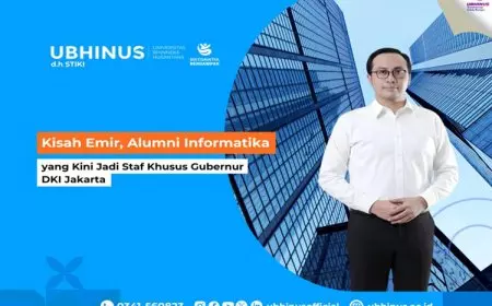 Kisah Emir, Alumni Informatika yang Kini Jadi Staf Khusus Gubernur DKI Jakarta