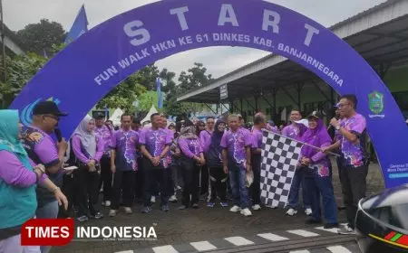 Jalan Sehat HKN ke-61, Banjarnegara Ajak Warga Peduli TBC