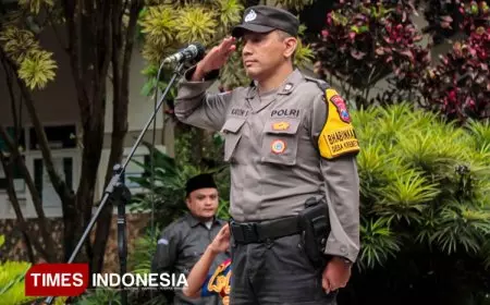 Aiptu Katon Sumargi Ajak Pelajar SMA An Nur Malang Teruskan Perjuangan Para Pahlawan