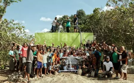 Merdeka Air untuk Desa Nansean, Pompa Air Tenaga Surya Alirkan Harapan Berkelanjutan