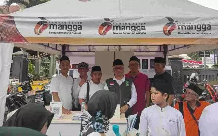 Sarung Mangga Bangga Dukung Fun Walk Santri #6 Kota Malang