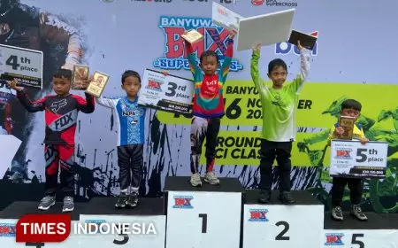 Dua Pebalap SART Juara di Banyuwangi BMX Supercross 2025