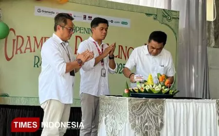 Gramedia Buka Toko Baru di Purbalingga Berkonsep Bookstore Coffee