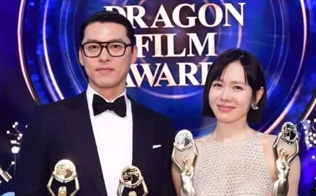 Makin Romantis, BinJin Couple Kawinkan Blue Dragon Film Awards 2025