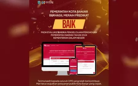 Kemendagri Rilis Hasil Evaluasi 2024, Kota Banjar Masuk Daftar Daerah dengan Pengelolaan Pengaduan Kategori “Baik”