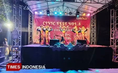 Inaugurasi Mahasiswa Baru dan Dies Natalis Meriah di Civic Fest HKN UM