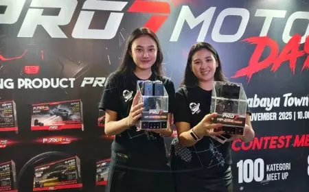 PRO7, Market Leader BILED Otomotif Resmi Luncurkan PRO7 MOTO di Surabaya