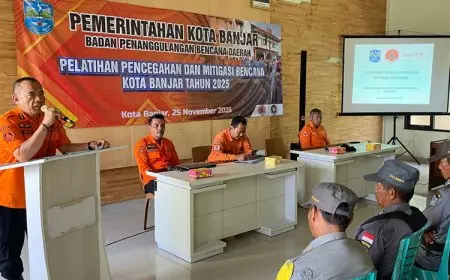 BPBD Kota Banjar Latih Linmas untuk Pencegahan dan Mitigasi Bencana