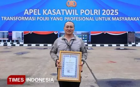 Polresta Malang Kota Raih Peringkat 3 Nasional Pelaksana Quick Wins Presisi di Apel Kasatwil 2025