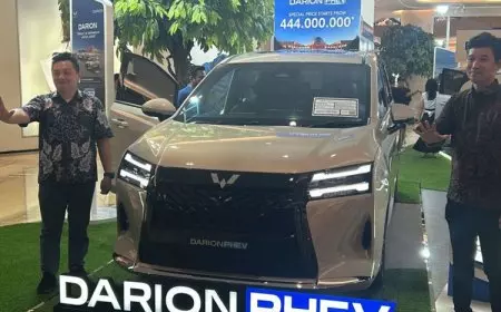 Darion EV dan PHEV Mengaspal di Surabaya