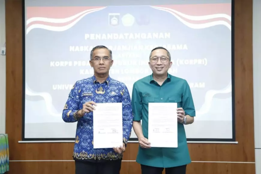 UNW Mataram dan KORPRI Lombok Tengah Sepakat Gratiskan Biaya Kuliah ASN