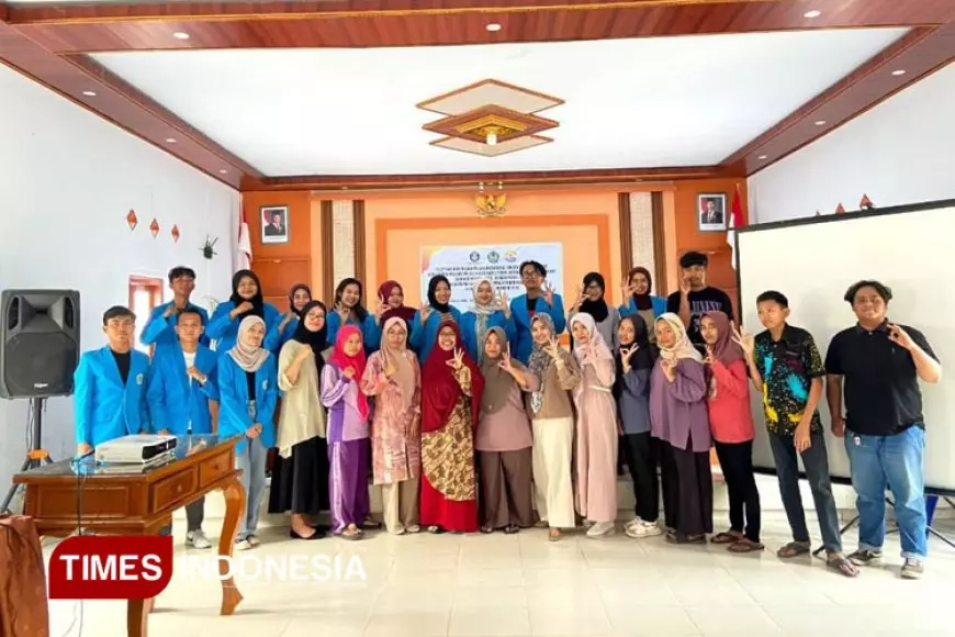 BEM Unipma Madiun Latih Packaging Batik Ciprat Sambung Roso