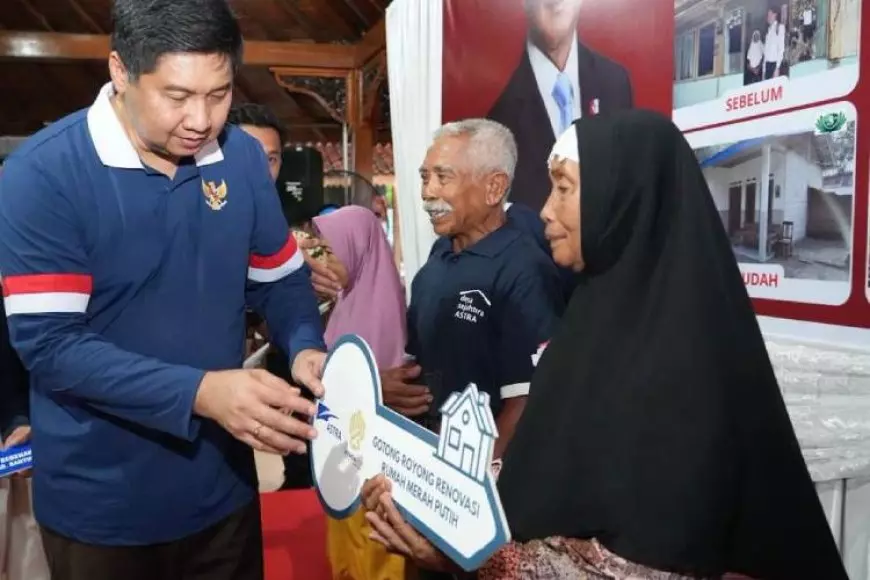 Menteri Perumahan dan Kawasan Pemukiman Tinjau Pembangunan Rumah Layak Huni untuk Binaan Astra di Banyumas