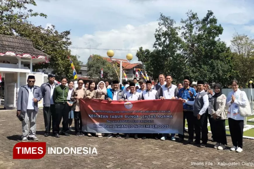 Moderasi Beragama di Cianjur, Doa Bersama Lintas Iman Wujudkan Toleransi Sejak Dini