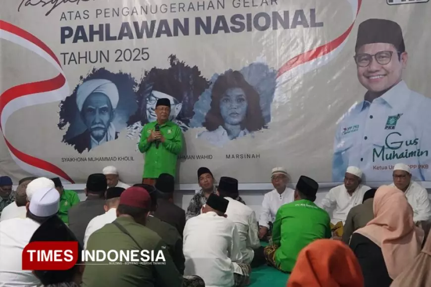 Syaikhona Kholil dan Gus Dur Jadi Pahlawan Nasional, PKB Bondowoso Gelar Tasyakuran
