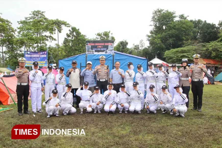 Polantas Menyapa: Satlantas Majalengka Bentuk PKS XVI dan Lomba Tenda Terbaik