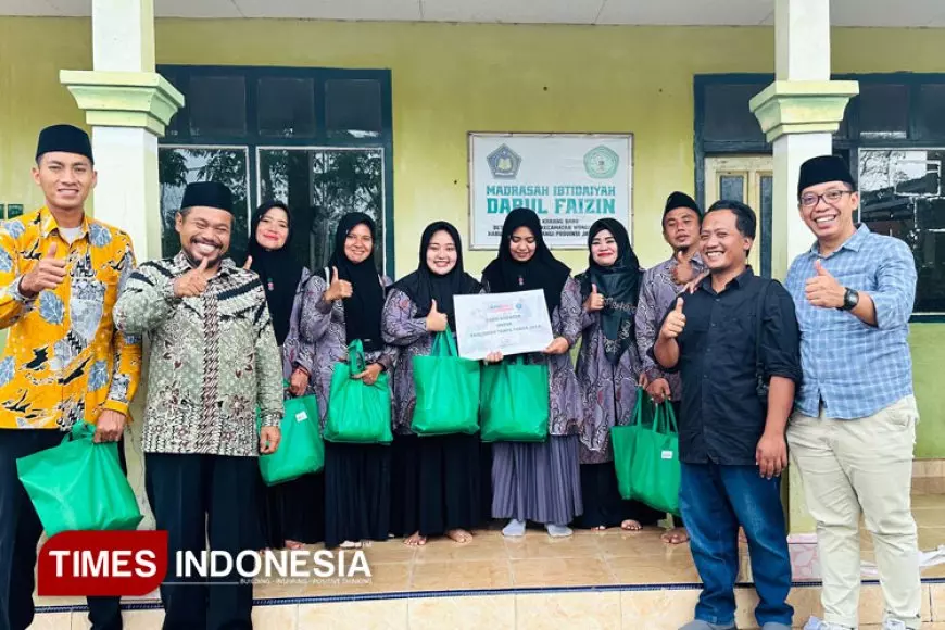Peduli Guru Pinggiran, BMPS Banyuwangi Bersama Yayasan Hati Suci Salurkan Bantuan Sembako