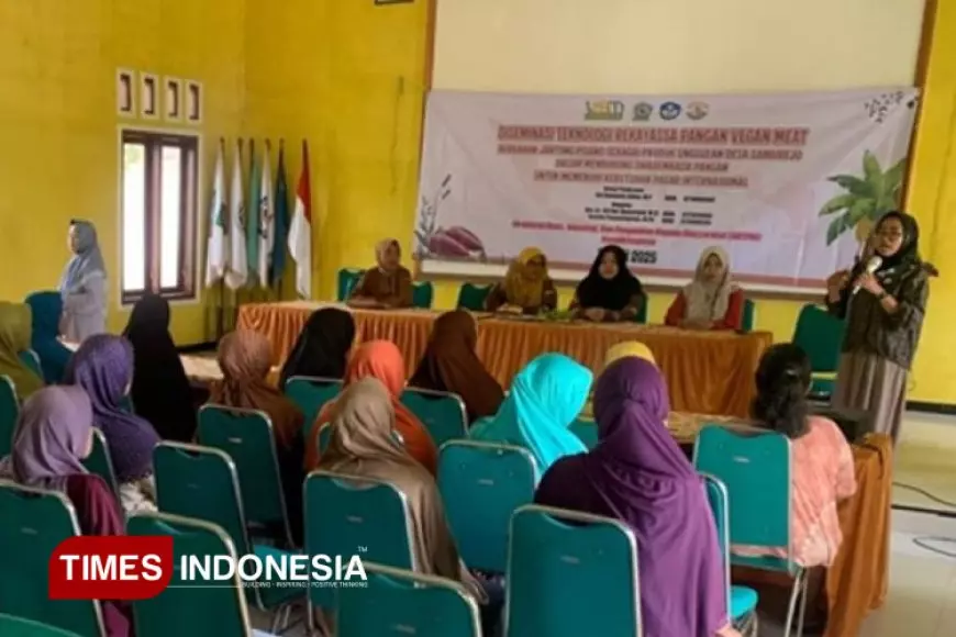 Dosen Unwaha Jombang Kembangkan Inovasi Vegan Meat dari Jantung Pisang