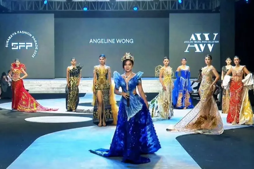 Angeline Virginia Wong Tampilkan Gaun Bertema Kemegahan Kerajaan di SFP 2025