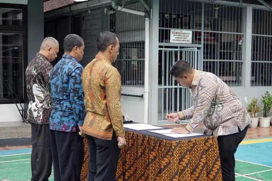 Rutan Banjarnegara Tingkatkan Kinerja, Tandatangani Perjanjian Kinerja 2025