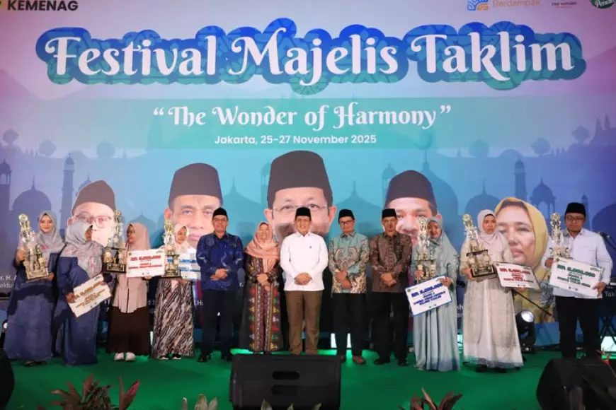 Ditutup Wamenag, Ini Daftar Lengkap Para Juara Festival Majelis Taklim 2025