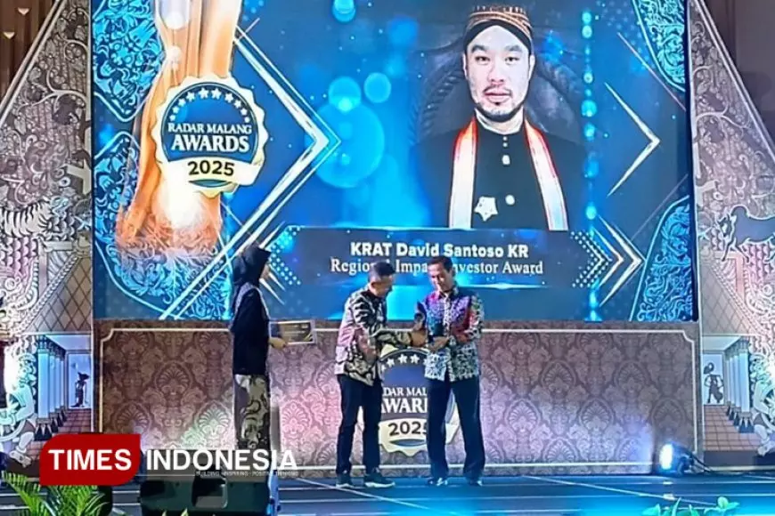 CEO KEK Singhasari Raih Region Impact Investor Award di Radar Malang Awards 2025