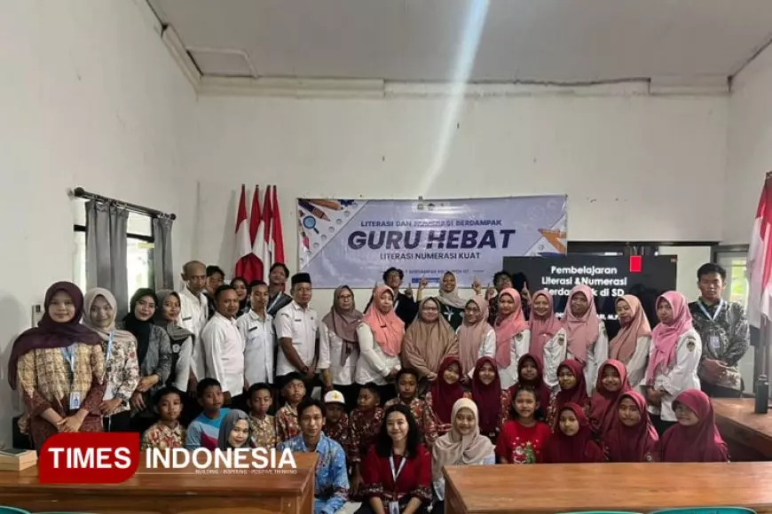 Literasi dan Numerasi Berdampak “Guru Hebat” Sukses Digelar Mahasiswa KKN Unipma Madiun