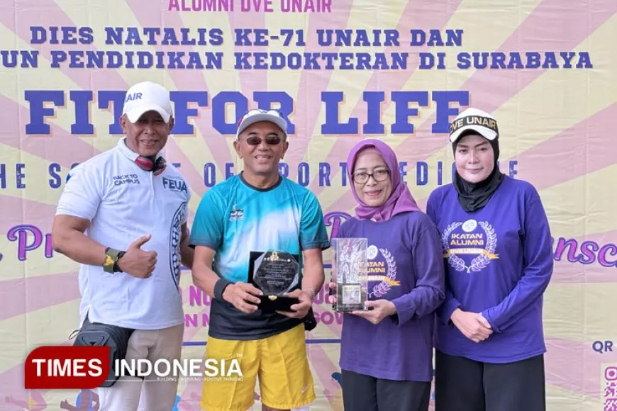 Alumni DVE Unair Edukasi Pelari Surabaya Lewat Kampanye ‘Glow with Protection'