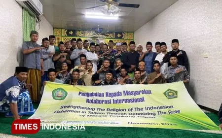 Dosen Unisma Berkontribusi dalam Program Pengabdian Internasional 2025 di Masjid An-Nur Donggang Taiwan