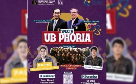 Alumni UB Wajib Hadir, Specta UB Phoria 2025: Ajang Reuni Akbar dan Kebersamaan
