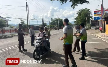 Hakordia 2025, Kejari Majalengka Gaungkan Semangat Antikorupsi Lewat Aksi Jalan Raya