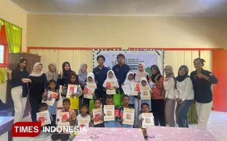 Kenalkan Kuskus lewat Mewarnai, Komunitas Langkah Berbagi Edukasi Siswa SD Ternate tentang Fauna Lokal