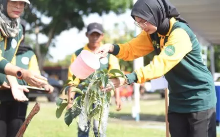 Komitmen Ciptakan Kota Kediri Hijau, Tanam Ratusan Pohon di Momen Hari Menanam Pohon Sedunia
