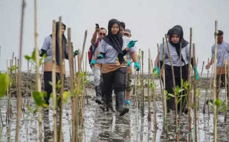 Kolaborasi Relawan dan Industri, Nestlé Mulai Gerakan Rehabilitasi Mangrove di Pesisir Jawa Timur