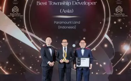 PropertyGuru Asia Property Awards 2025: Paramount Land Raih Gelar Utama ‘Best Township Developer’ di Asia